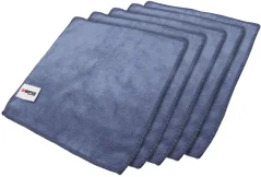 SEFIS mikrovláknová čistiaca utierka GMS450 40×40 cm sivá – sada 5 ks